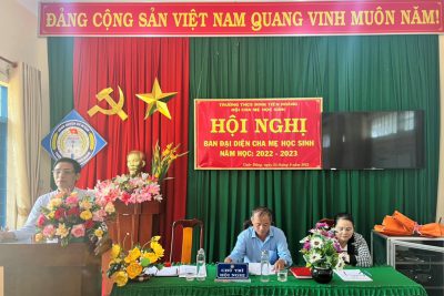 Hội nghị Ban đại diện cha mẹ học sinh năm học 2022 – 2023